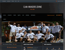Tablet Screenshot of clan-invaders.fr